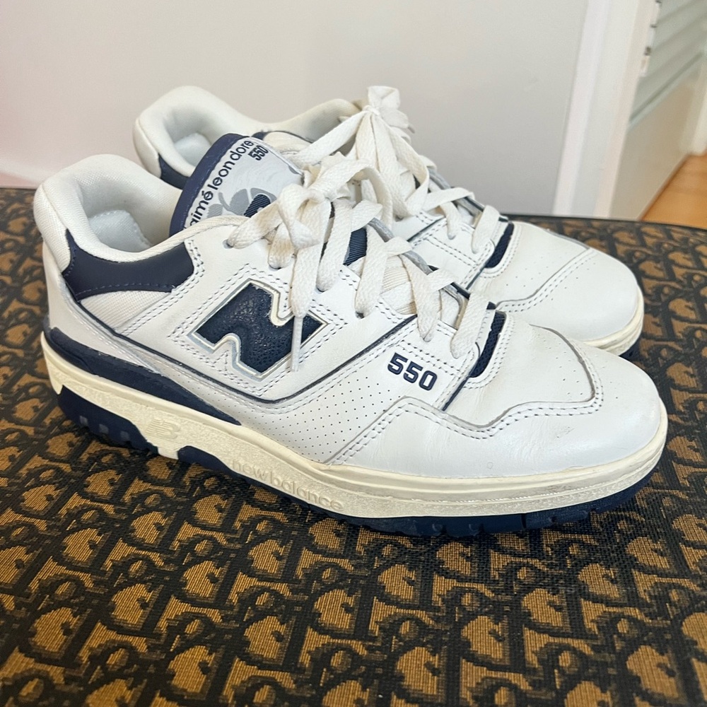 New Balance 550 Aime Leon Dore White Navy Men’s 6.5 Women’s 8 BB550ALF